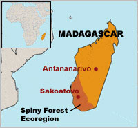 Madagascar map